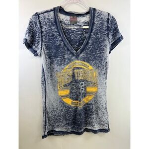 KA For Her Knights West Virginia Mountaineers Tee, Grays, Women's Sz M